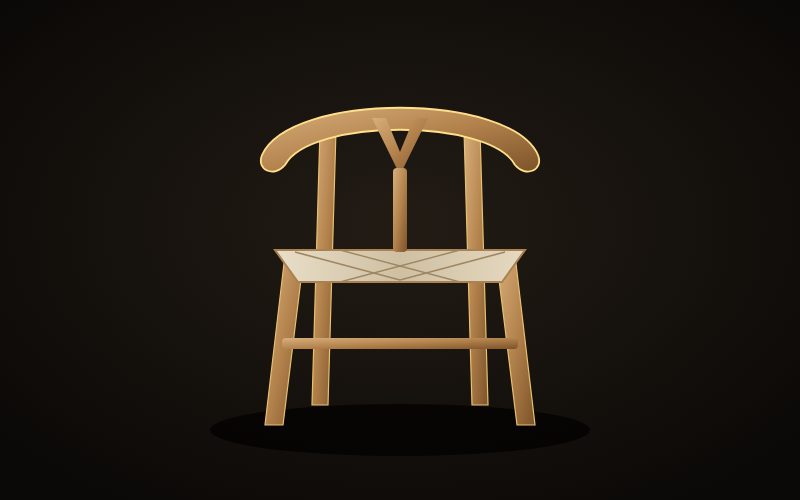 Danish Solid Oak Chair
